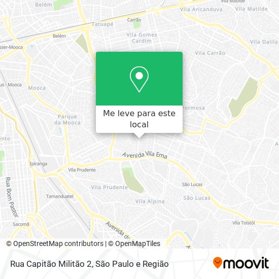 Rua Capitão Militão 2 mapa