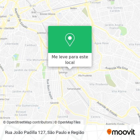Rua João Padilla 127 mapa