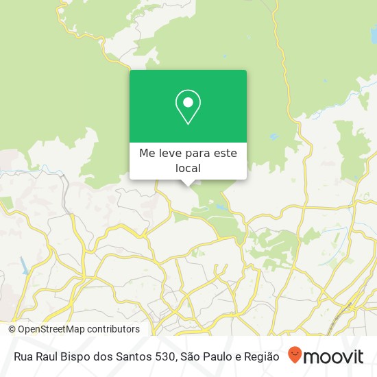 Rua Raul Bispo dos Santos 530 mapa
