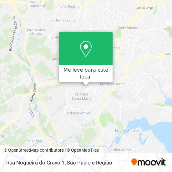 Rua Nogueira do Cravo 1 mapa