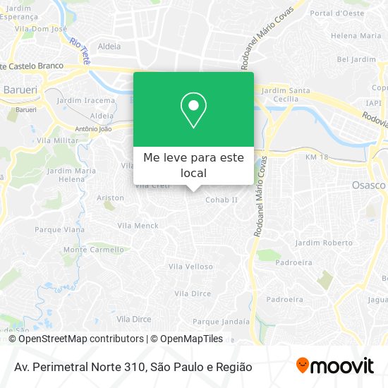 Av. Perimetral Norte 310 mapa