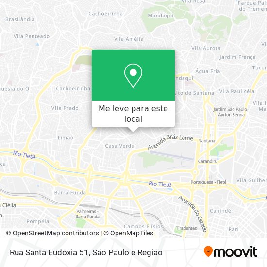 Rua Santa Eudóxia 51 mapa