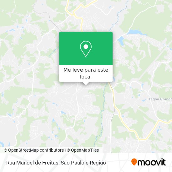 Rua Manoel de Freitas mapa