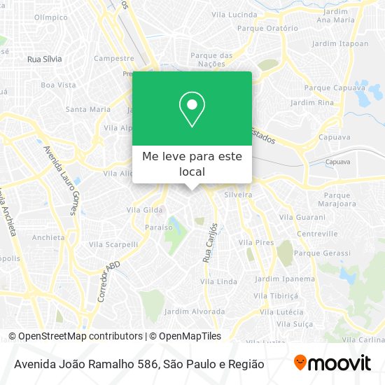 Avenida João Ramalho 586 mapa