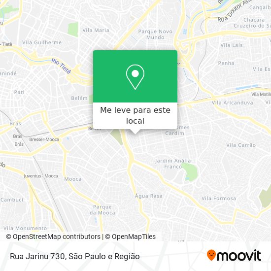 Rua Jarinu 730 mapa