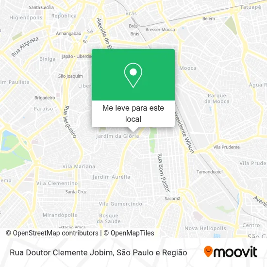 Rua Doutor Clemente Jobim mapa