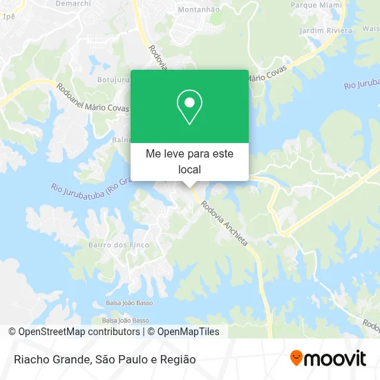 Riacho Grande mapa
