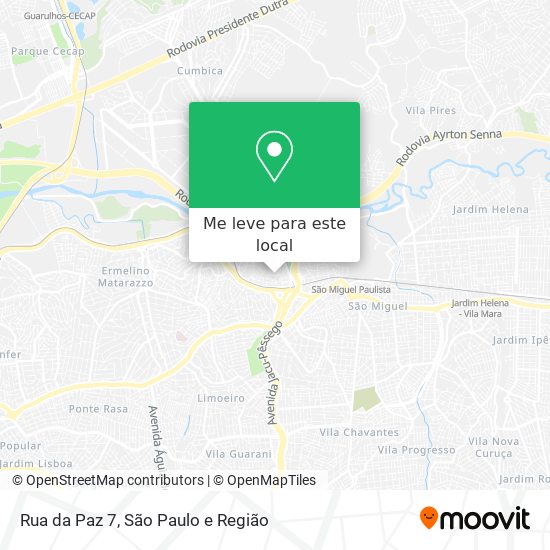 Rua da Paz 7 mapa