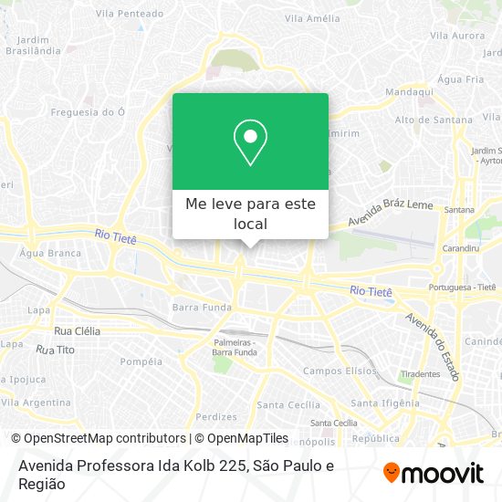 Avenida Professora Ida Kolb 225 mapa