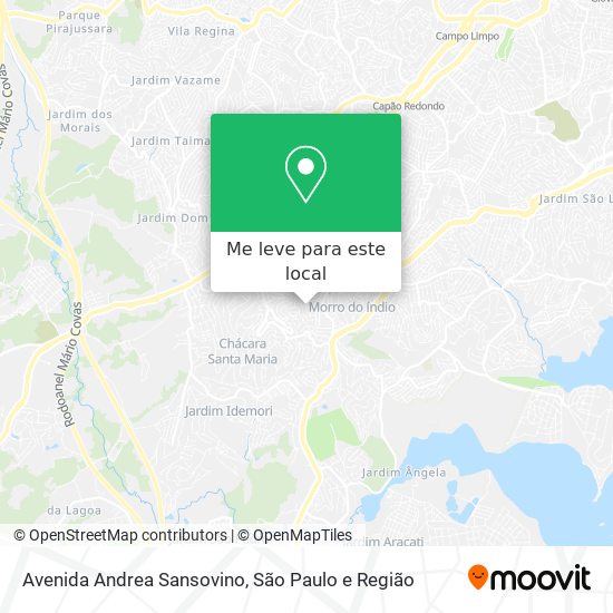 Avenida Andrea Sansovino mapa