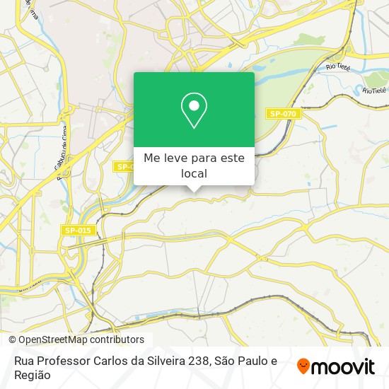 Rua Professor Carlos da Silveira 238 mapa