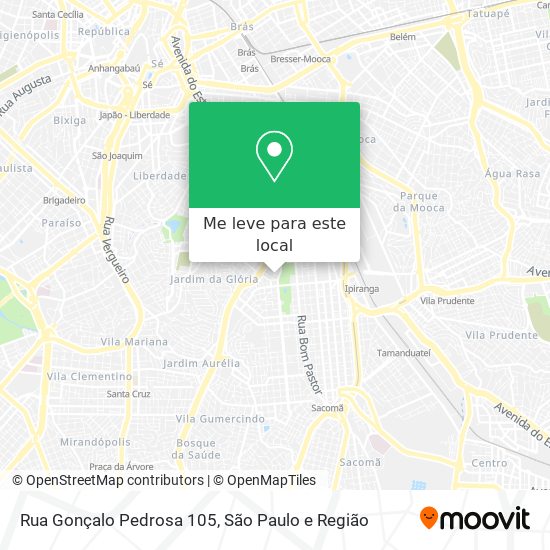 Rua Gonçalo Pedrosa 105 mapa