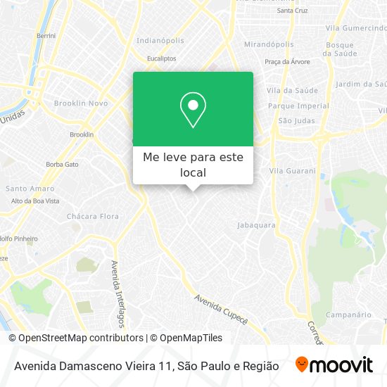 Avenida Damasceno Vieira 11 mapa