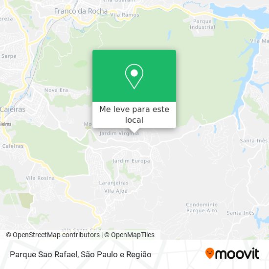 Parque Sao Rafael mapa