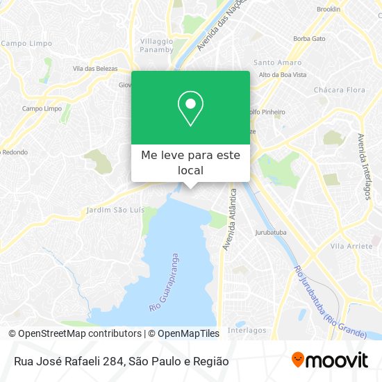 Rua José Rafaeli 284 mapa