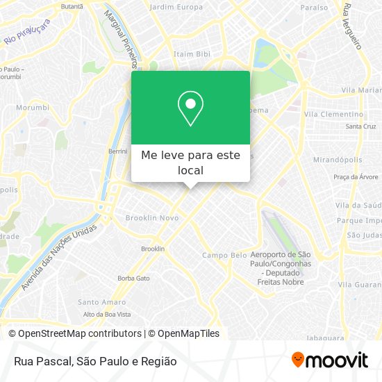 Rua Pascal mapa