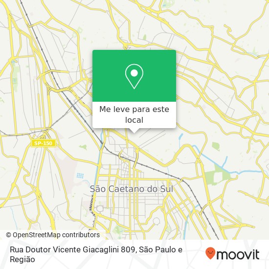 Rua Doutor Vicente Giacaglini 809 mapa