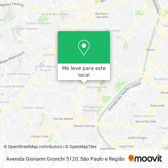 Avenida Giovanni Gronchi 5120 mapa