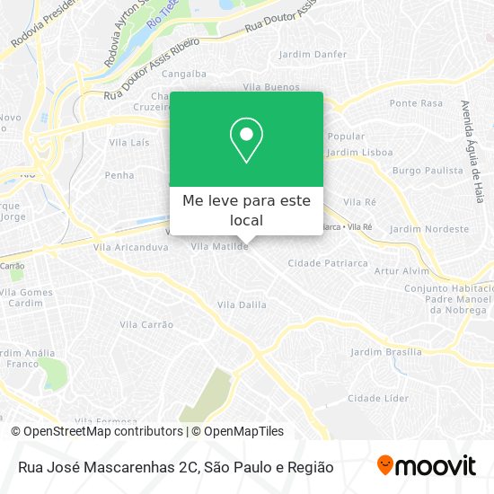 Rua José Mascarenhas 2C mapa