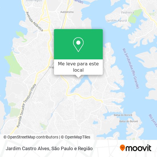 Jardim Castro Alves mapa