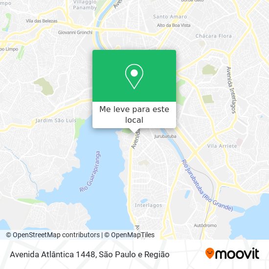 Avenida Atlântica 1448 mapa