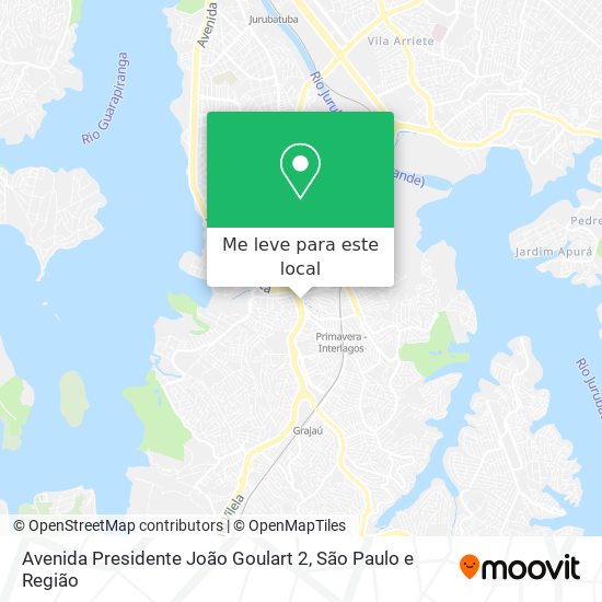 Avenida Presidente João Goulart 2 mapa