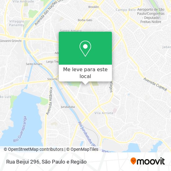 Rua Beijui 296 mapa