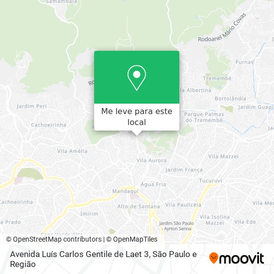 Avenida Luís Carlos Gentile de Laet 3 mapa