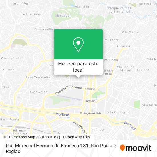 Rua Marechal Hermes da Fonseca 181 mapa