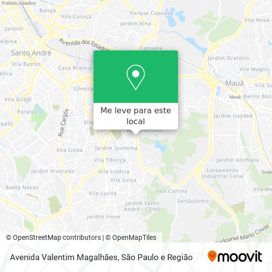 Avenida Valentim Magalhães mapa