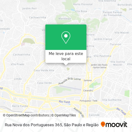 Rua Nova dos Portugueses 365 mapa