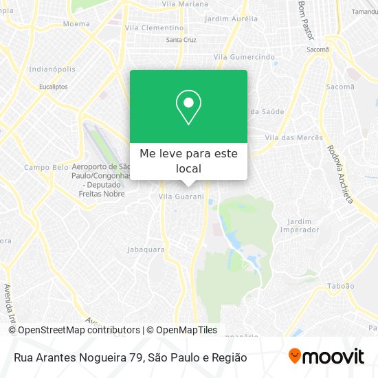 Rua Arantes Nogueira 79 mapa