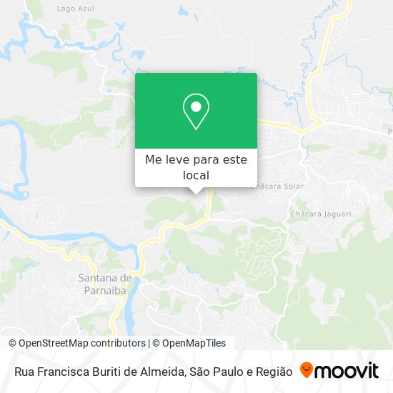 Rua Francisca Buriti de Almeida mapa