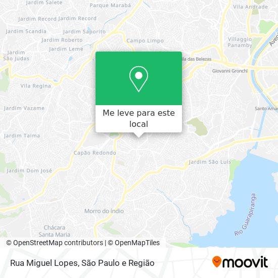 Rua Miguel Lopes mapa