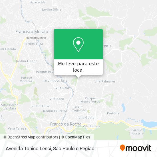 Avenida Tonico Lenci mapa