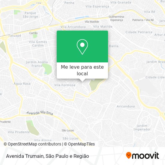 Avenida Trumain mapa