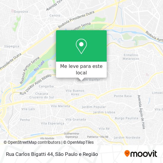 Rua Carlos Bigatti 44 mapa