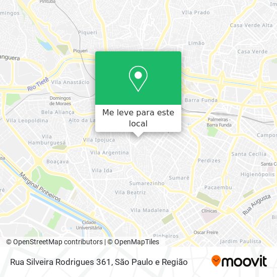 Rua Silveira Rodrigues 361 mapa