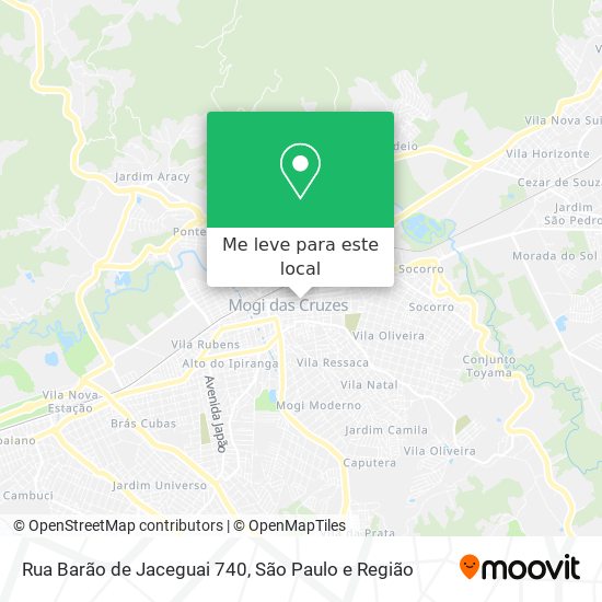 Rua Barão de Jaceguai 740 mapa