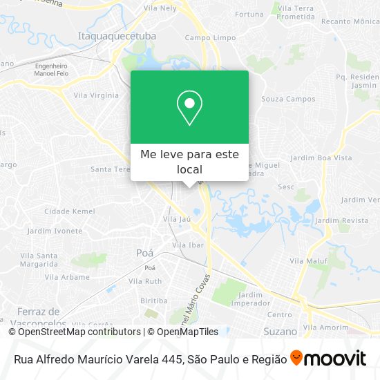 Rua Alfredo Maurício Varela 445 mapa