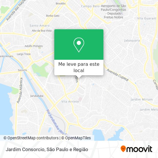 Jardim Consorcio mapa