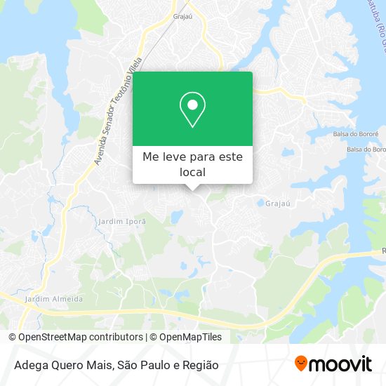 Adega Quero Mais mapa