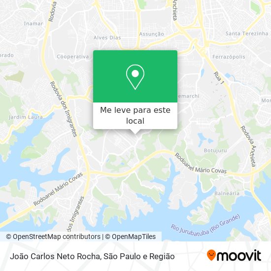 João Carlos Neto Rocha mapa