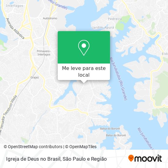 Igreja de Deus no Brasil mapa