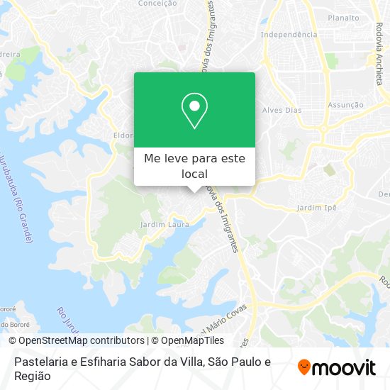 Pastelaria e Esfiharia Sabor da Villa mapa