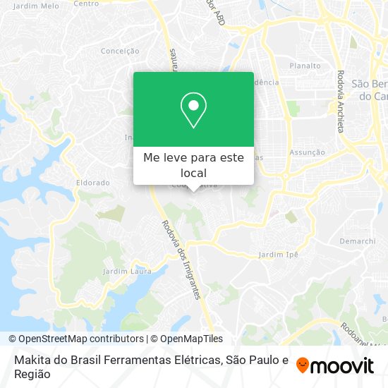 Makita do Brasil Ferramentas Elétricas mapa
