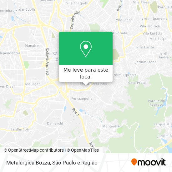 Metalúrgica Bozza mapa