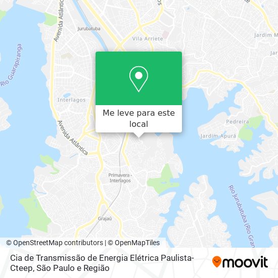 Cia de Transmissão de Energia Elétrica Paulista-Cteep mapa