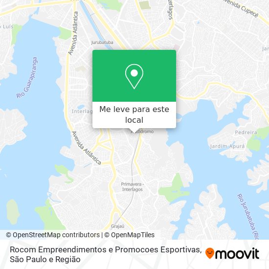 Rocom Empreendimentos e Promocoes Esportivas mapa