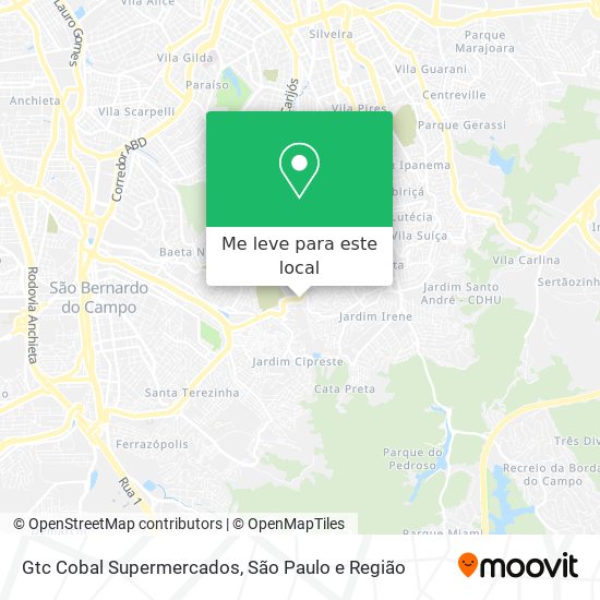 Gtc Cobal Supermercados mapa